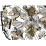 IQ3873 FONTANA ARTE SPUTNIK CUT GLASS DANDELION MID-CENTURY CHANDELIER