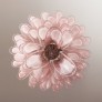 IQ3896 MURANO CHANDELIER WITH 52 PINK GLASS PETALS