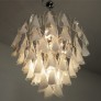 IQ3897 MURANO CHANDELIER WITH 50 LATTIMO GLASS RONDINI