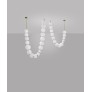 IQ3899 PAIR OF PEARL NECKLACE PENDANT LIGHTS