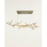 IQ3915 HANASAKU FOURTEEN LIGHT CRYSTAL BUD BRANCH OBLONG CHANDELIER