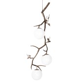 IQ3916 IBIZA PENDANT WITH THREE GLOBE LIGHTS