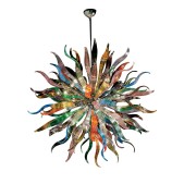 IQ3930 LARGE MULTICOLORED DALIA CHANDELIER