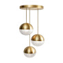 IQ4068 LITTLE LENS FLAIR CHANDELIER 3-PIECE