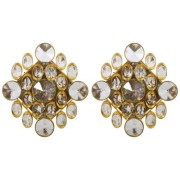 IQ4166 VINTAGE SCONCES IN BRASS AND CRYSTAL