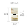 IQ4175 DOUBLE SLOPING BLOCK