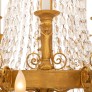IQ4197 AN ITALIAN 18TH CENTURY NEO-CLASSICAL ST. GILTWOOD AND CRYSTAL CHANDELIER