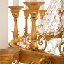 IQ4197 AN ITALIAN 18TH CENTURY NEO-CLASSICAL ST. GILTWOOD AND CRYSTAL CHANDELIER