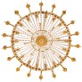 IQ4197 AN ITALIAN 18TH CENTURY NEO-CLASSICAL ST. GILTWOOD AND CRYSTAL CHANDELIER