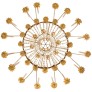 IQ4198 ITALIAN 18TH CENTURY NEO-CLASSICAL ST. GILT METAL, IRON, AND GLASS CHANDELIER
