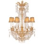 IQ4200 FRENCH, 19TH CENTURY, NEO-CLASSICAL ST. BACCARAT CRYSTAL AND ORMOLU CHANDELIER