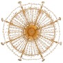 IQ4200 FRENCH, 19TH CENTURY, NEO-CLASSICAL ST. BACCARAT CRYSTAL AND ORMOLU CHANDELIER