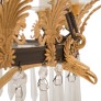 IQ4201 FRENCH 19TH CENTURY NEO-CLASSICAL ST. BRONZE, ORMOLU, AND CRYSTAL CHANDELIER