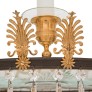 IQ4201 FRENCH 19TH CENTURY NEO-CLASSICAL ST. BRONZE, ORMOLU, AND CRYSTAL CHANDELIER