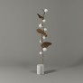 IQ4273 ALMOND FLOOR LAMP 
