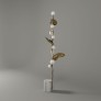 IQ4273 ALMOND FLOOR LAMP 