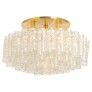 IQ4282 DORIA ICE GLASS TUBES CHANDELIER