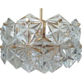 IQ4283 VINTAGE GLASS CHANDELIER