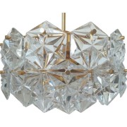 IQ4283 VINTAGE GLASS CHANDELIER