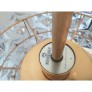 IQ4283 VINTAGE GLASS CHANDELIER