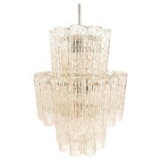 IQ4284 1X MIDCENTURY MODERN MURANO CHANDELIER