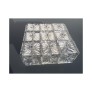 IQ4285 PAIR OF VINTAGE SCONCES IN CRYSTAL WALL LAMP