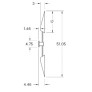 IQ4291 VOYAGER 17" DUAL SCONCE