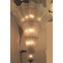 IQ4297 PALATIAL GIGANTIC FRENCH ART DECO ART GLASS CHANDELIER