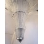 IQ4297 PALATIAL GIGANTIC FRENCH ART DECO ART GLASS CHANDELIER