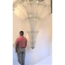 IQ4297 PALATIAL GIGANTIC FRENCH ART DECO ART GLASS CHANDELIER