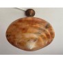 IQ4302 PURE ART DECO ALABASTER PENDANT LIGHT