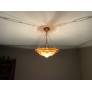 IQ4302 PURE ART DECO ALABASTER PENDANT LIGHT