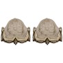 IQ4303 PAIR OF FRENCH ART DECO CHANDELIER