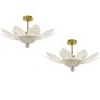 IQ4319 SET OF MURANO GLASS LIGHT FIXTURES