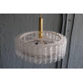 IQ4327 MURANO ICE GLASS TUBES CHANDELIER