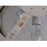 IQ4327 MURANO ICE GLASS TUBES CHANDELIER