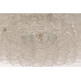 IQ4328 LARGE DORIA ICE GLASS TUBES CHANDELIER