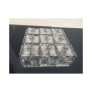 IQ4329 PAIR OF VINTAGE SCONCES IN CRYSTAL WALL LAMP