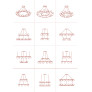 IQ4337 TRIBECA CHANDELIER