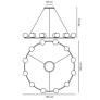 IQ4337 TRIBECA CHANDELIER