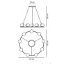 IQ4337 TRIBECA CHANDELIER