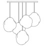 IQ4339 CLOUD CHANDELIER