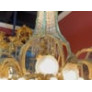 IQ4344 FRENCH BELLE EPOQUE GILT-BRONZE AND CUT-GLASS FIGURAL CHERUB & PUTTO CHANDELIER