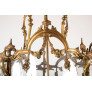 IQ4349 BRONZE FIVE-SIDED NEOCLASSIC FORM LANTERN