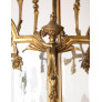 IQ4350 ITALIAN PAINTED AND GILDED FIVE-SIDED LANTERN