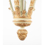 IQ4350 ITALIAN PAINTED AND GILDED FIVE-SIDED LANTERN