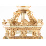 IQ4350 ITALIAN PAINTED AND GILDED FIVE-SIDED LANTERN