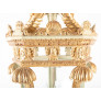 IQ4350 ITALIAN PAINTED AND GILDED FIVE-SIDED LANTERN