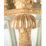 IQ4350 ITALIAN PAINTED AND GILDED FIVE-SIDED LANTERN