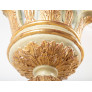 IQ4350 ITALIAN PAINTED AND GILDED FIVE-SIDED LANTERN